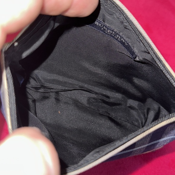 Burberry London blue nova check mini pouch cosmetic case - Picture 10 of 13